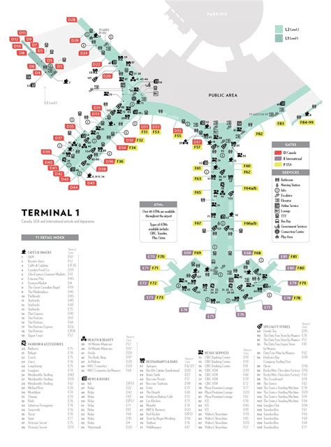 gate e73 pearson|Toronto Pearson Terminal 1 Map 10440v3 .